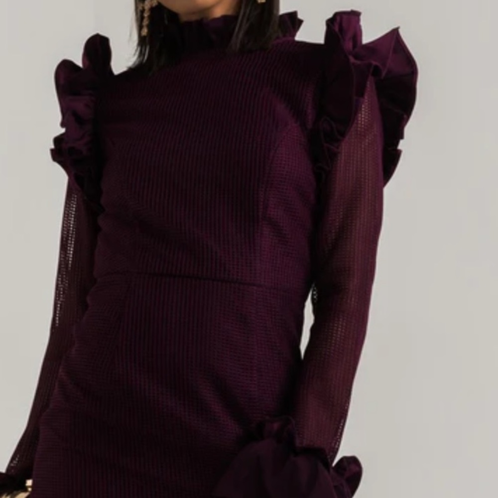 Ammo De La Loire Black Dramatic Dress - Picture 3 of 7